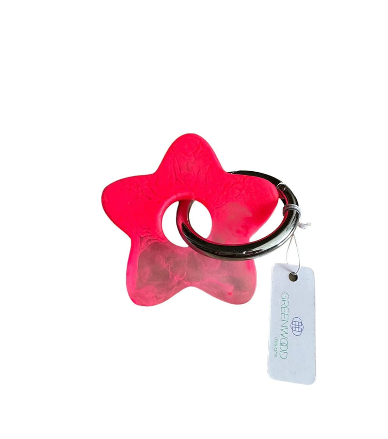 Star Resin Keyring