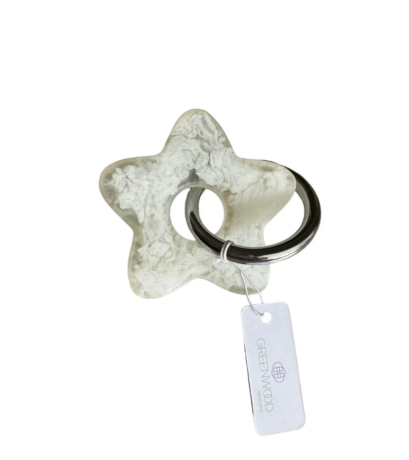 Star Resin Keyring