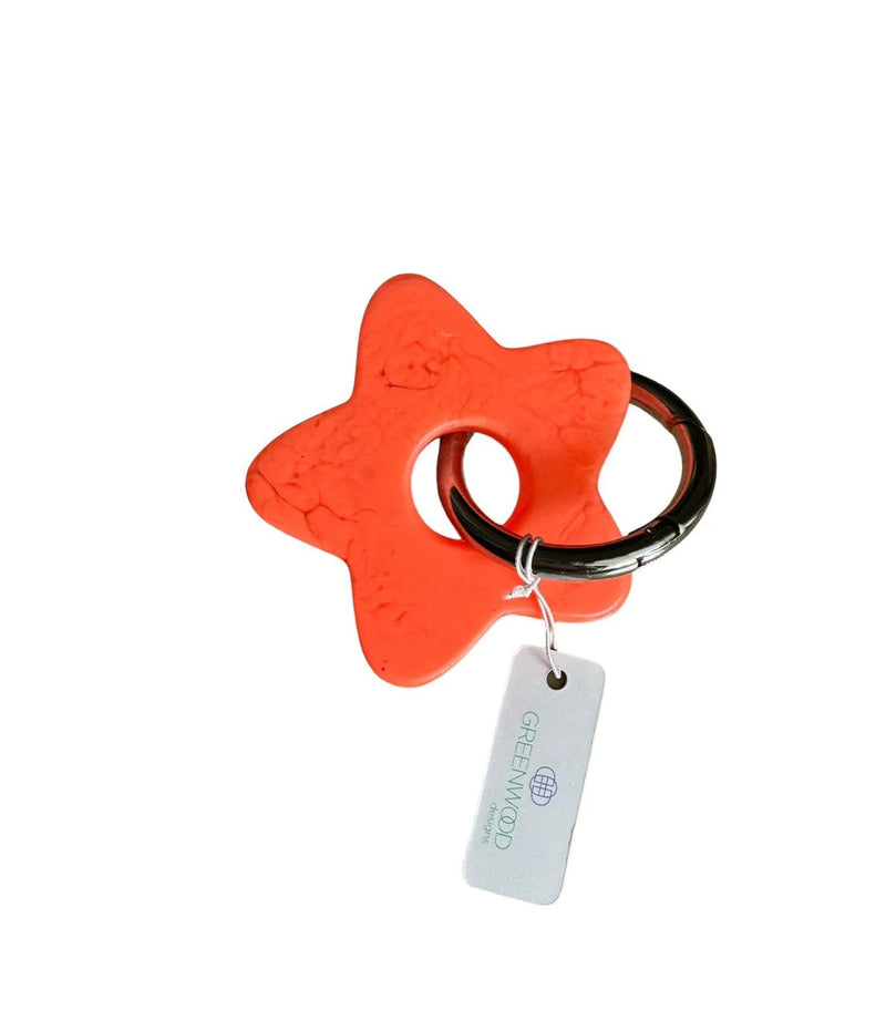 Star Resin Keyring