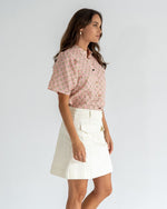 Lincoln Mini Skirt | White