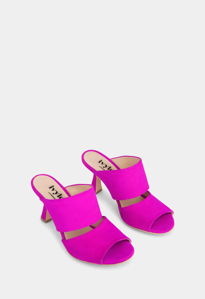 Marilyn Suede Sandal | Pink