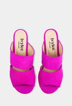 Marilyn Suede Sandal | Pink