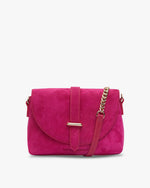 Mini Audrey | Hot Pink Suede