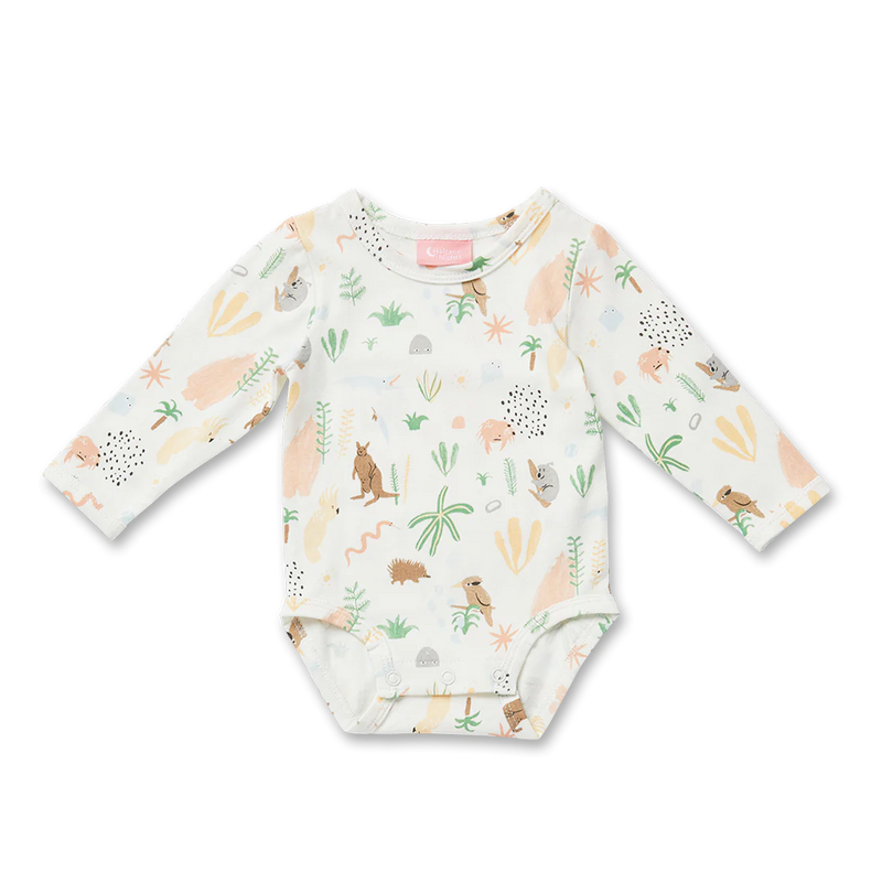 Outback Dreamers Long Sleeve Bodysuit