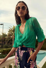 Lane Viscose Chiffon Blouse | Bay Green