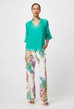 Lane Viscose Chiffon Blouse | Bay Green