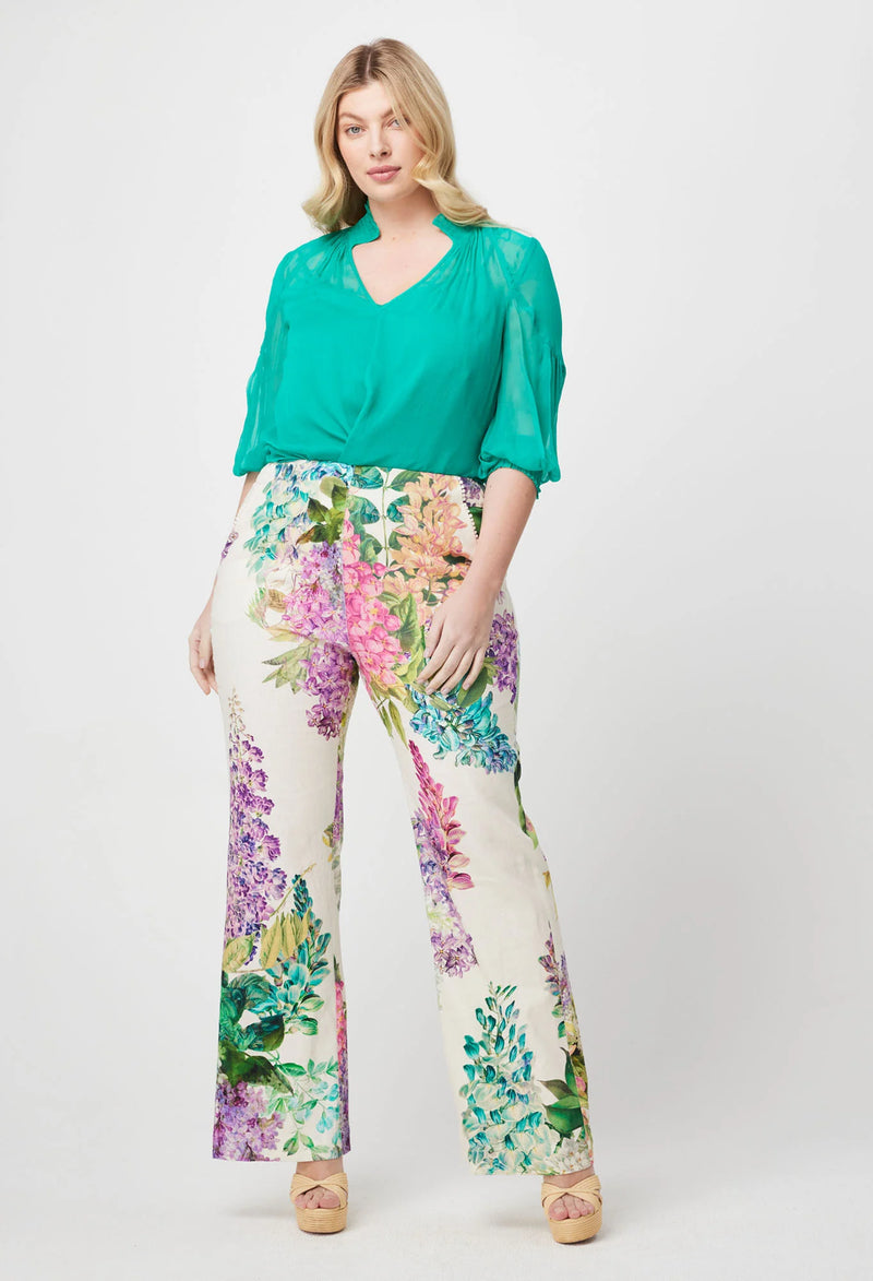 Lane Viscose Chiffon Blouse | Bay Green