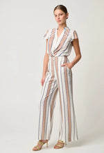 Dynasty wide leg pant | Cayman stripe