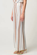 Dynasty wide leg pant | Cayman stripe