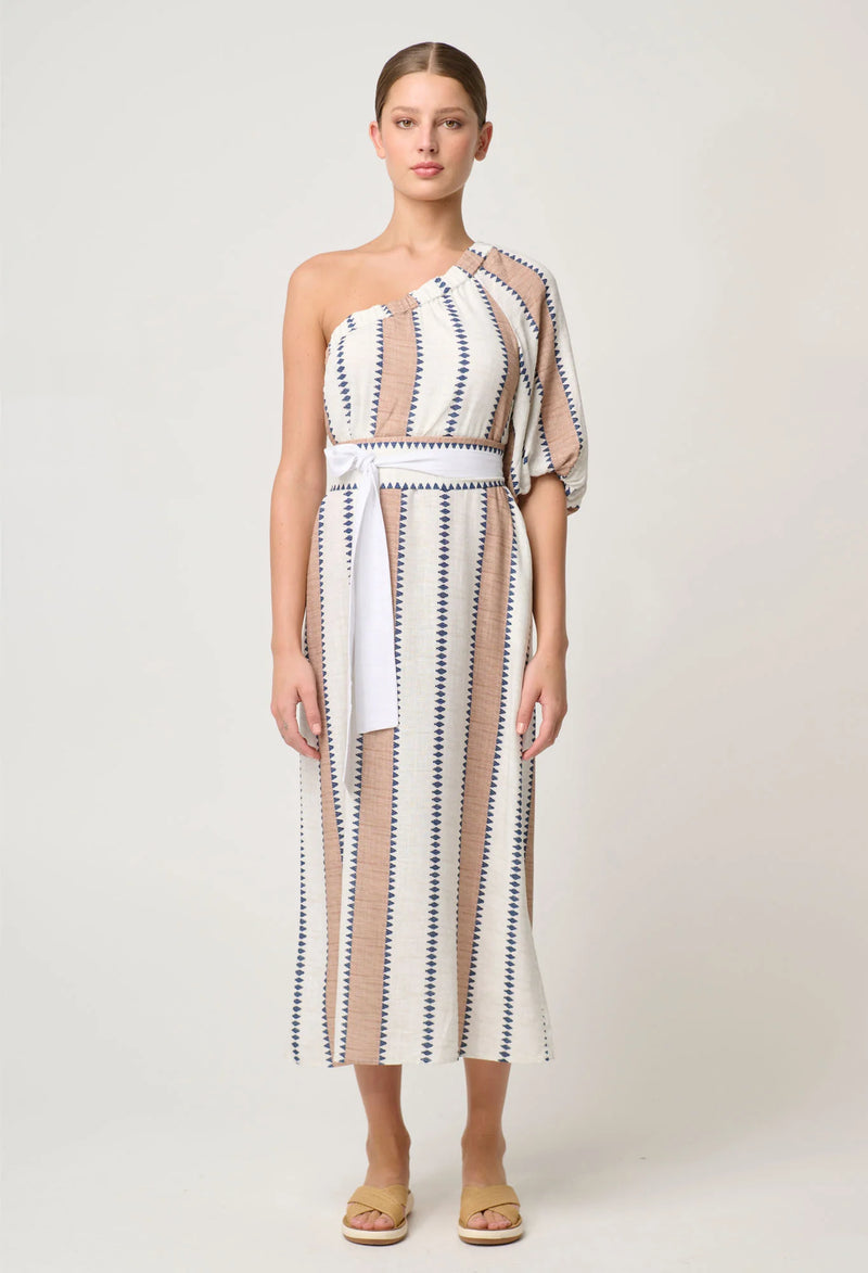 Bahia One shoulder | Cayman Stripe