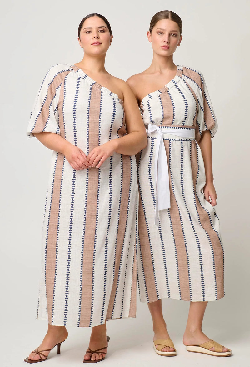 Bahia One shoulder | Cayman Stripe