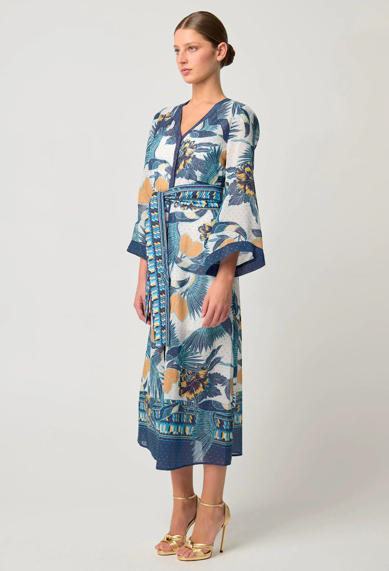 Kimona Dress | tukano print