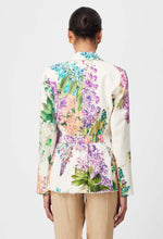 Bahia Lace Trim Stretch Blazer | Wisteria Alba