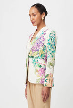 Bahia Lace Trim Stretch Blazer | Wisteria Alba