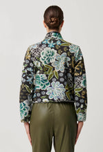 Rylie Reversible Placement Print Ponte & Faux Fur Jacket | Dahlia Fields