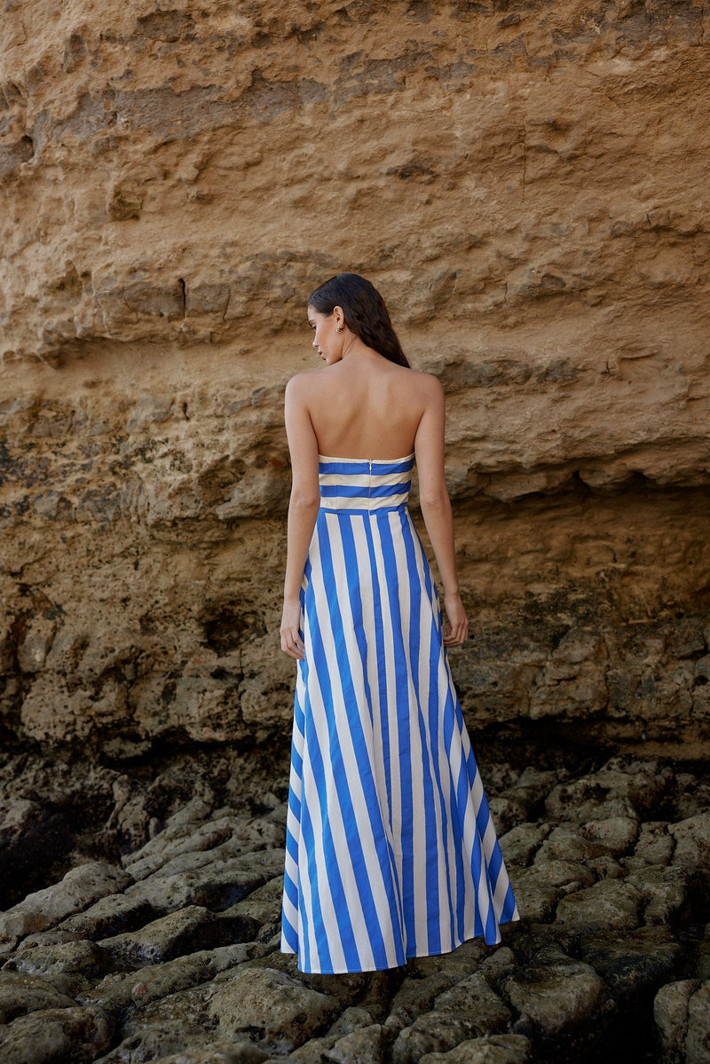 Hazel Dress Pacific Stripe