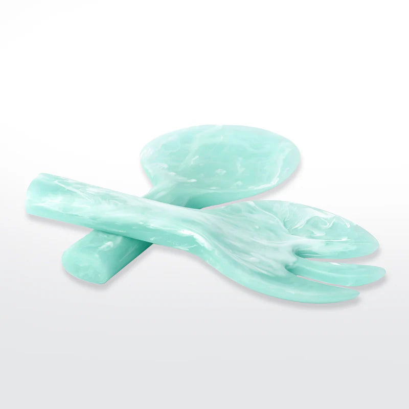 Short Handle Resin Salad Servers