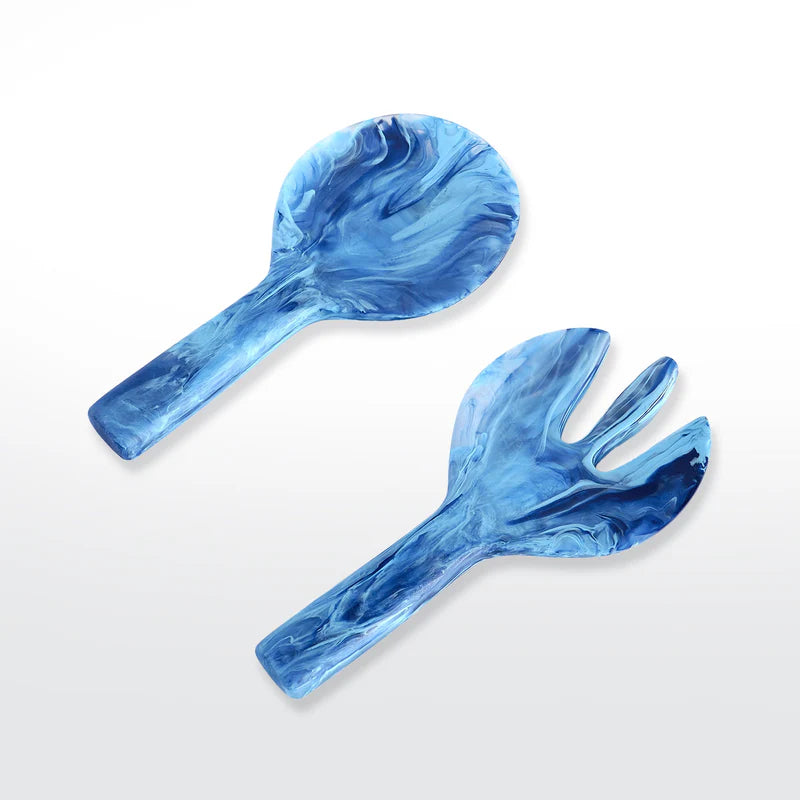 Short Handle Resin Salad Servers