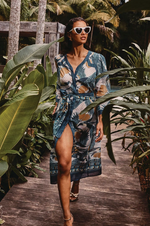 Kimona Dress | tukano print