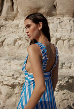 Betty Dress | Ocean Depth/ Seashell Stripe