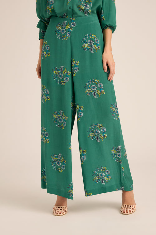 Palazzo Pant | Wreath Mint