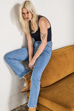 Vacay Jean | Raw Hem 70's Blue