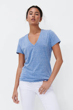 Veronica Tee | Denim Blue