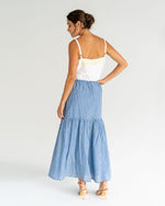 Alba Maxi Skirt | Voile Stripe