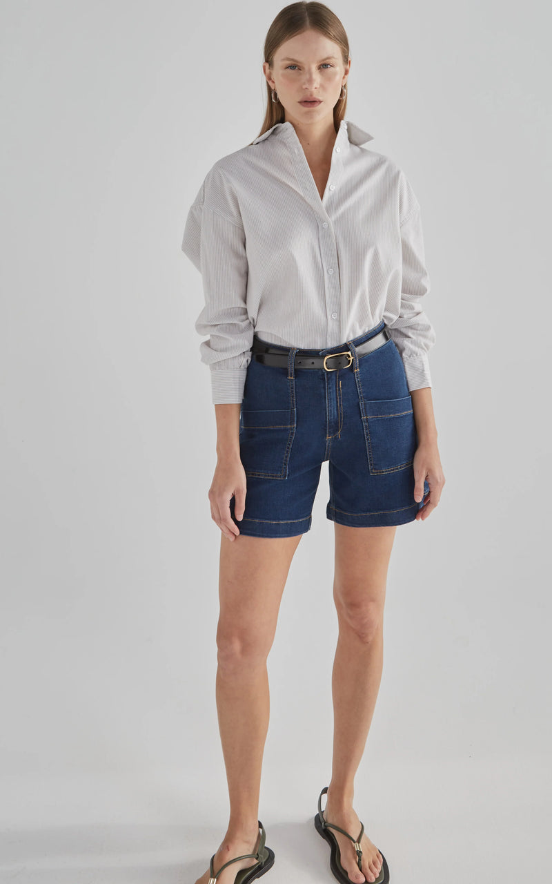 Zaplin Paris Blue Denim Shorts