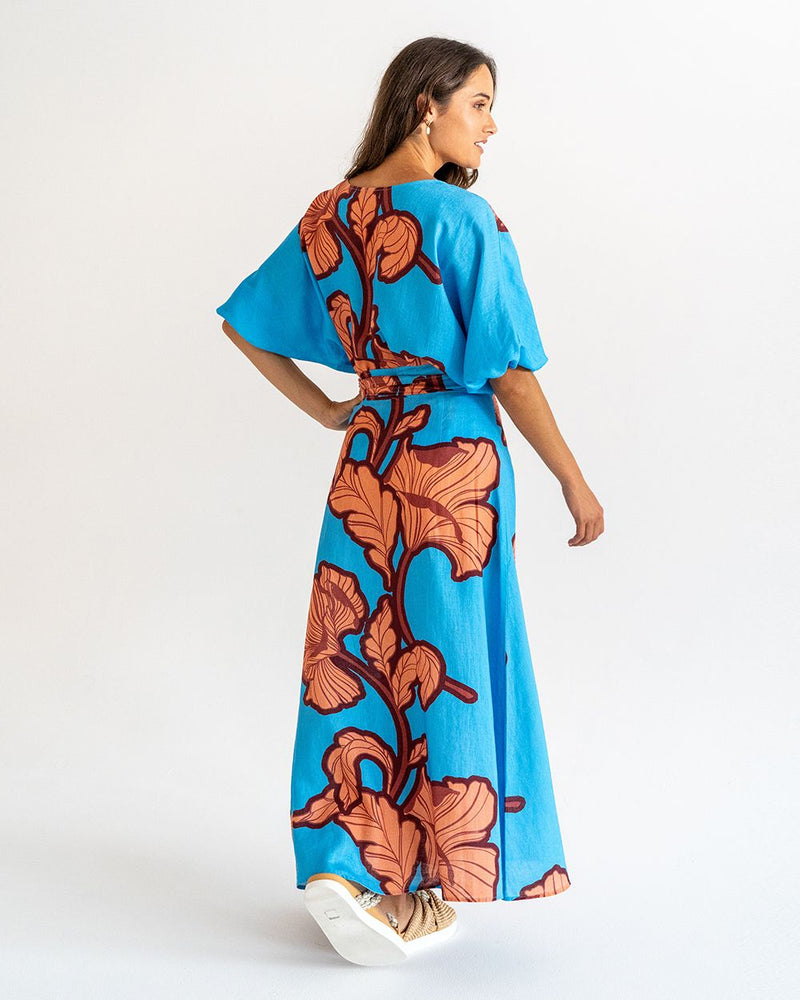 La Rocca Wrap Skirt | Hibiscus