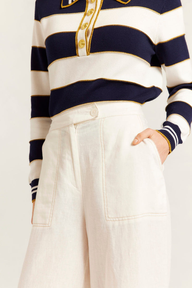 Clio Pant | Ivory