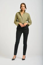 Classic cotton shirt | Khaki