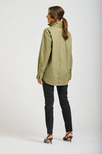 Classic cotton shirt | Khaki