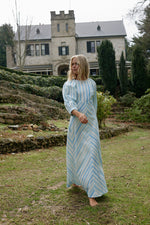 Lucinda Dress | Powder Stripe