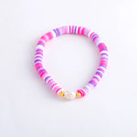 Pearl Pop Heishi Bead Bracelet