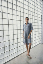 Hettie Shirt Dress | Slate