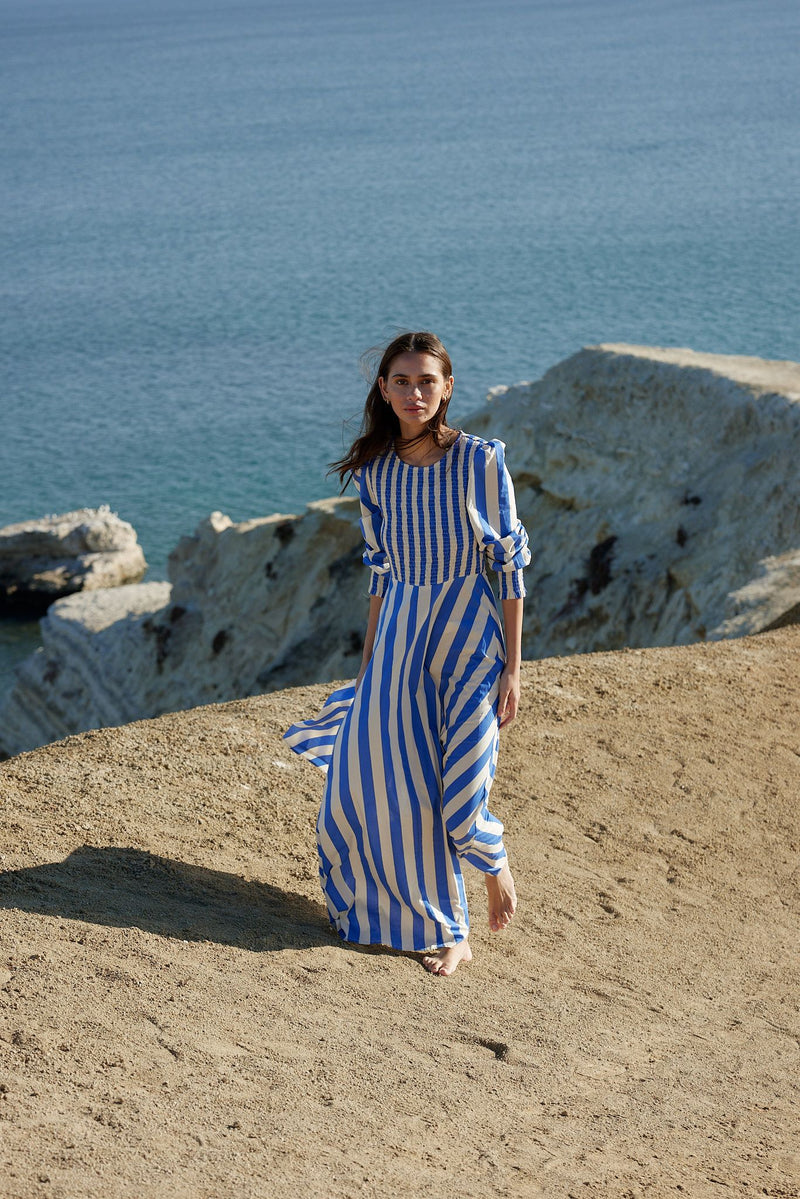 Sadie Dress Pacific Stripe