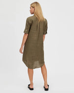 Hettie Shirt Dress | Khaki