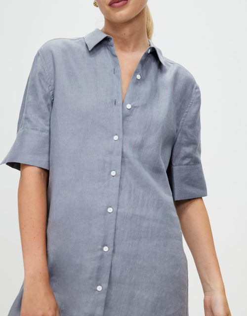 Hettie Shirt Dress | Slate