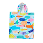 Kids Hooded Towel Rainbow Reef