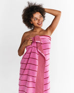 Striped Terry Bath sheet/ Beach towel