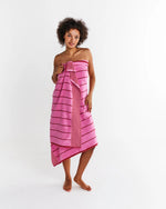 Striped Terry Bath sheet/ Beach towel