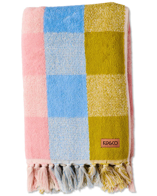 Corfu Tartan Terry Bath Towel