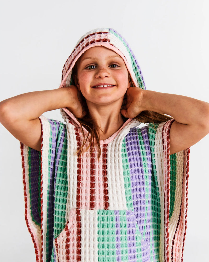 Kids Waffle Poncho | Island Delight