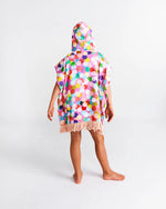 Confetti Pink Terry Poncho