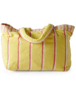 Pina Colada Stripe Terry Oversized Beach Bag One Size