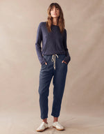 Luxe Linen Pant | Navy