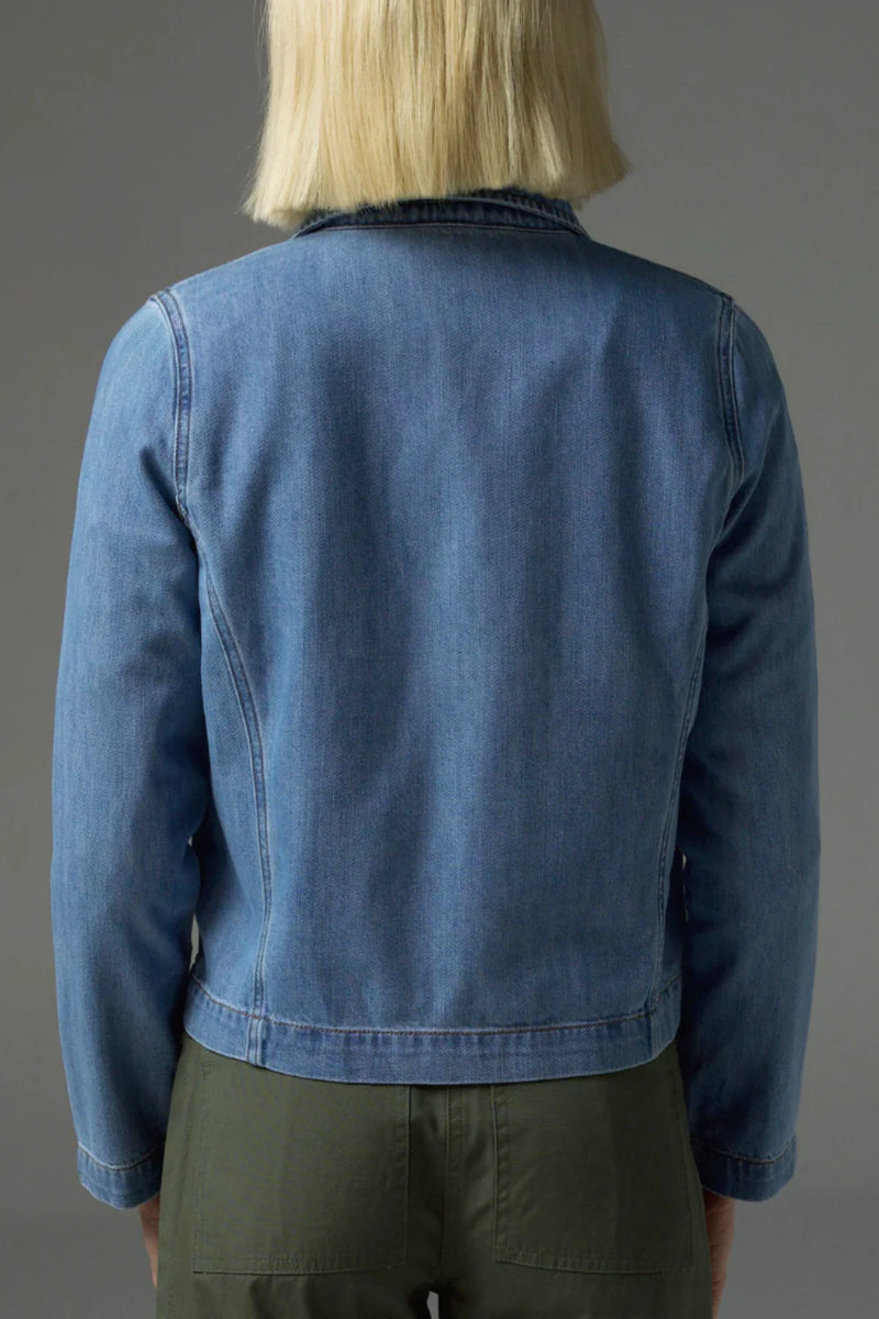 Palpable Jacket | Light Washed Denim