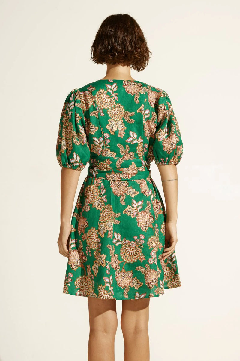 Quota Dress | K'gari palm green