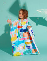 Kids Hooded Towel Rainbow Reef